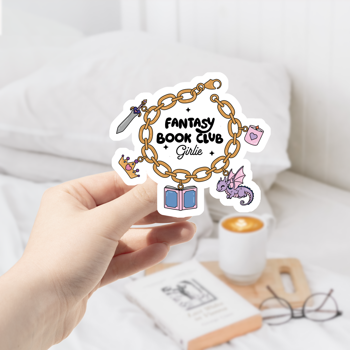 Book club sticker