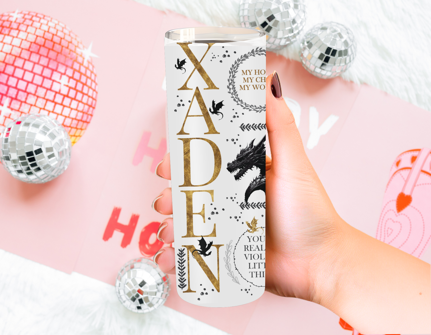 Iced coffee tumbler