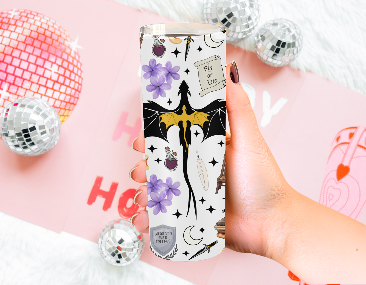 Dragon fly tumbler