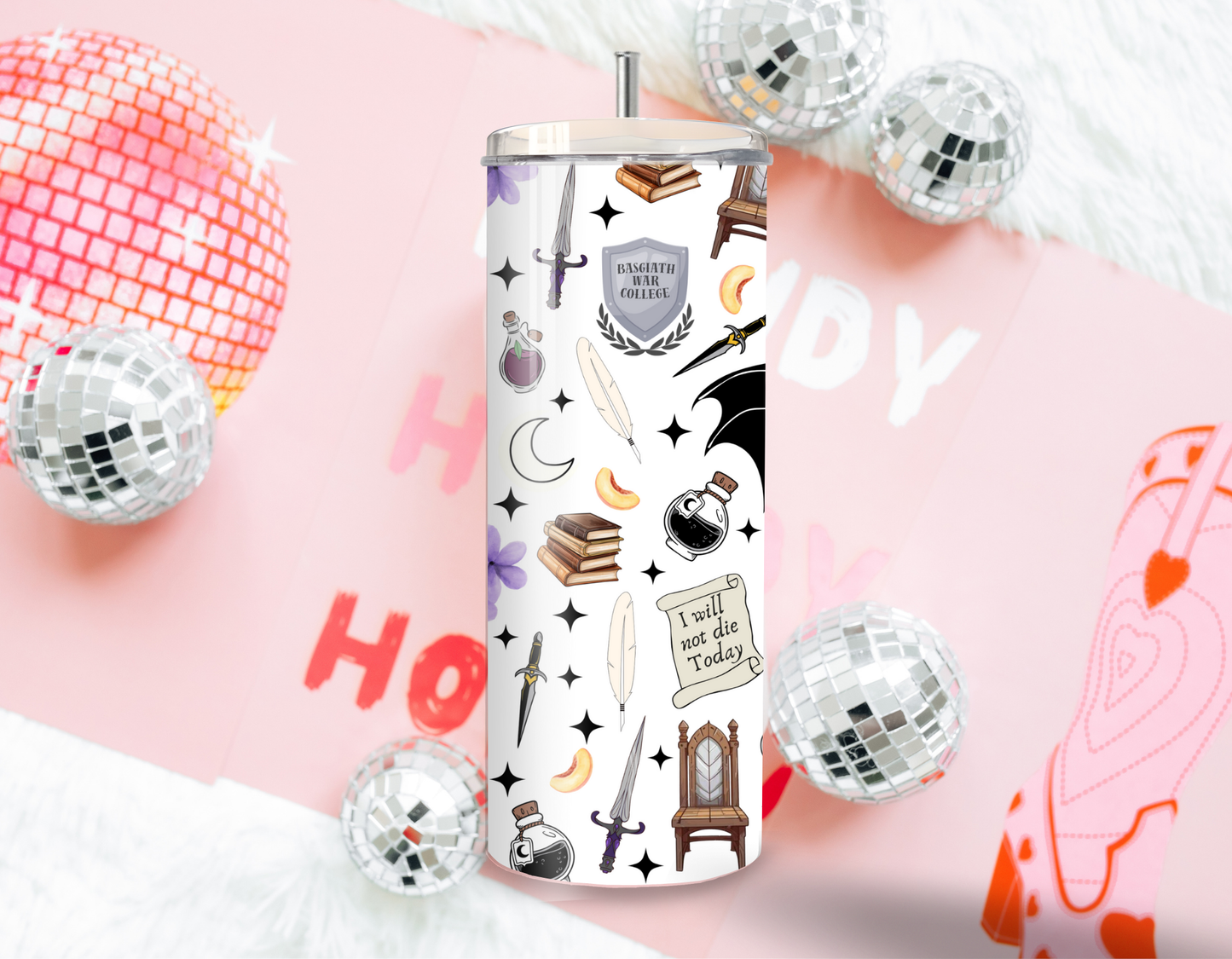 Dragon fly tumbler