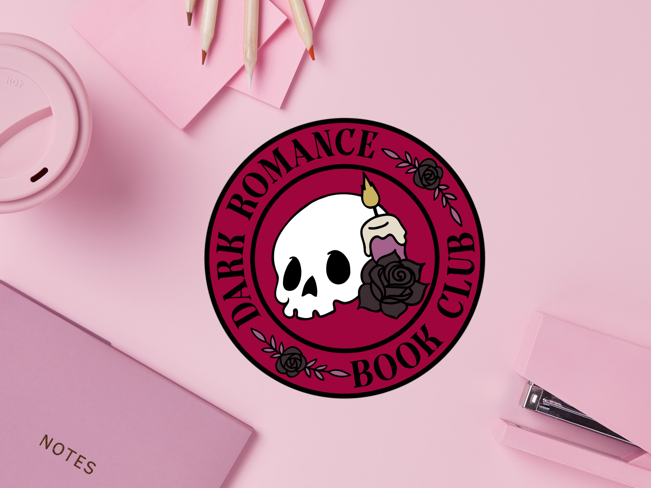 Dark Romance Club Coaster