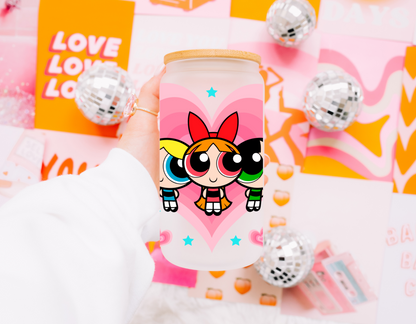 The Powerpuff Girls Glass Cup