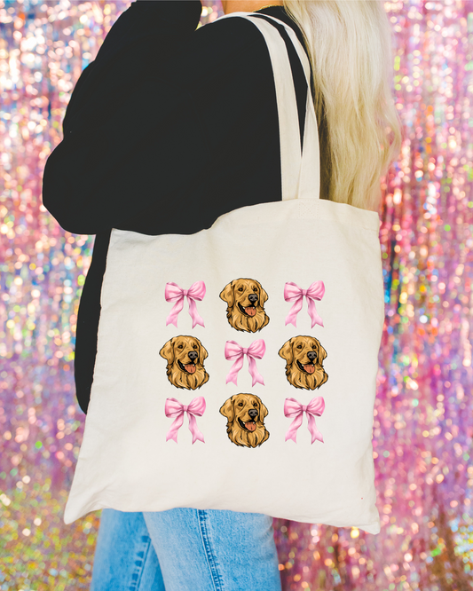 Coquette Labrador Tote Bag