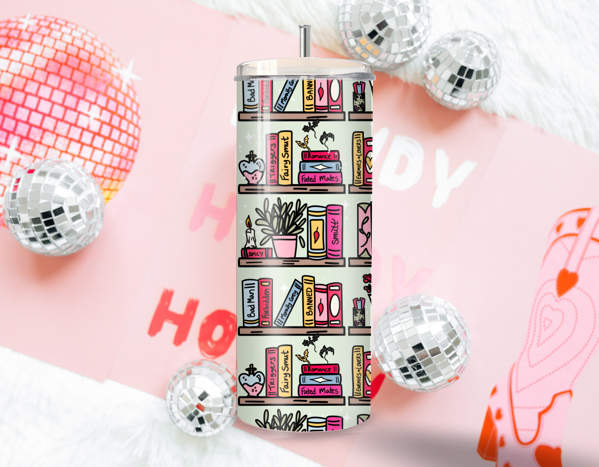 Cozy Library Tumbler