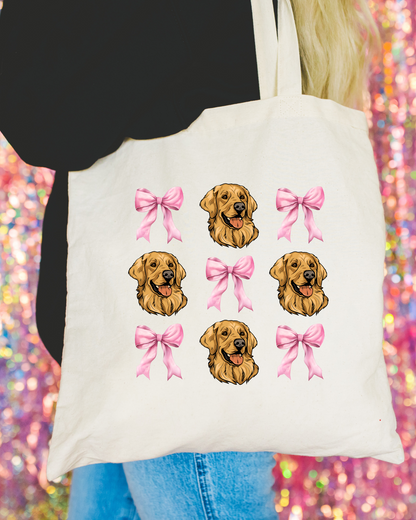 Coquette Labrador Tote Bag