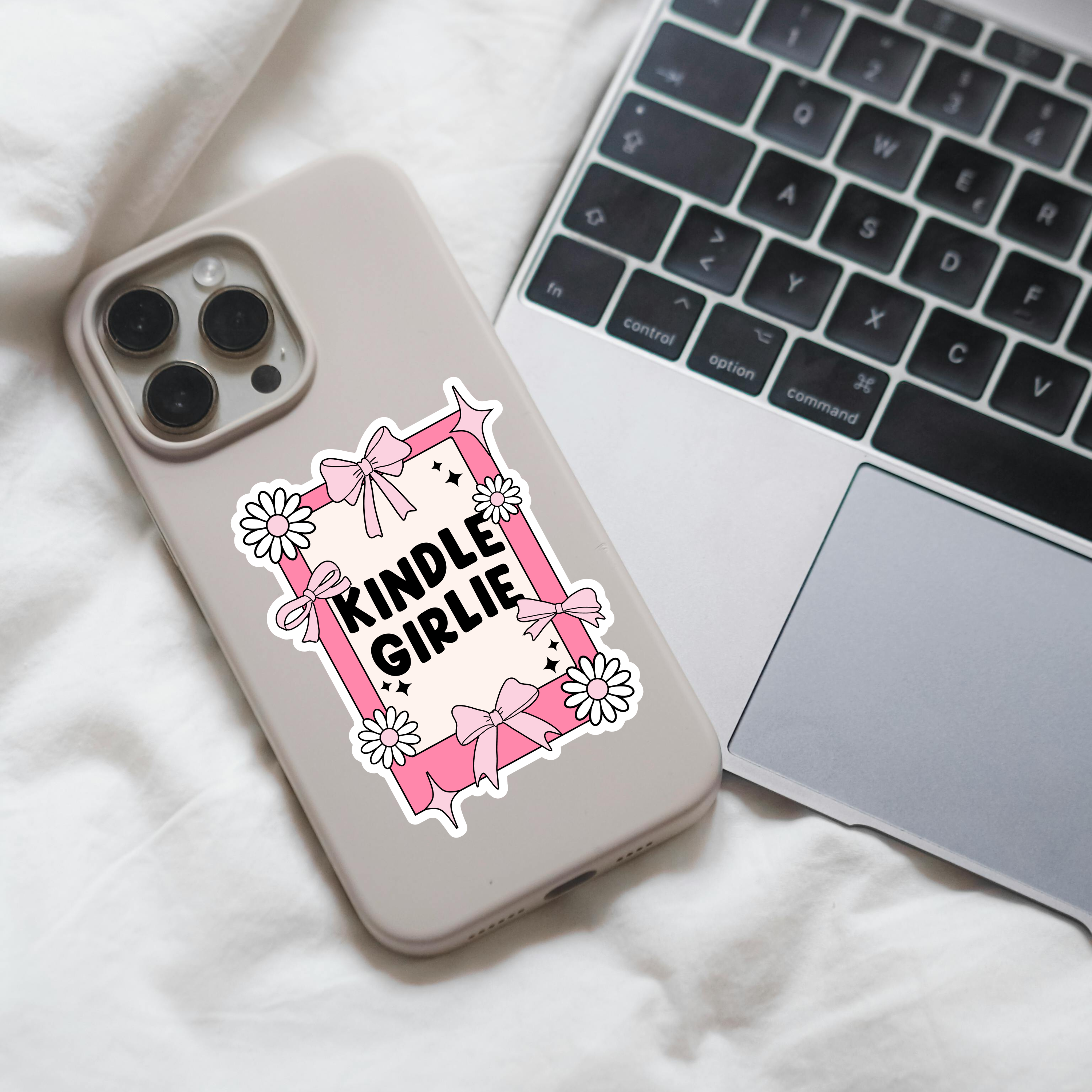 Kindle Girlie Sticker