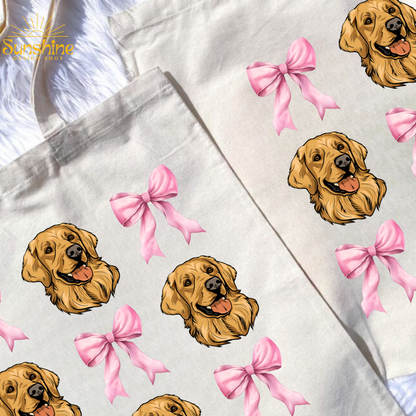 Coquette Labrador Tote Bag