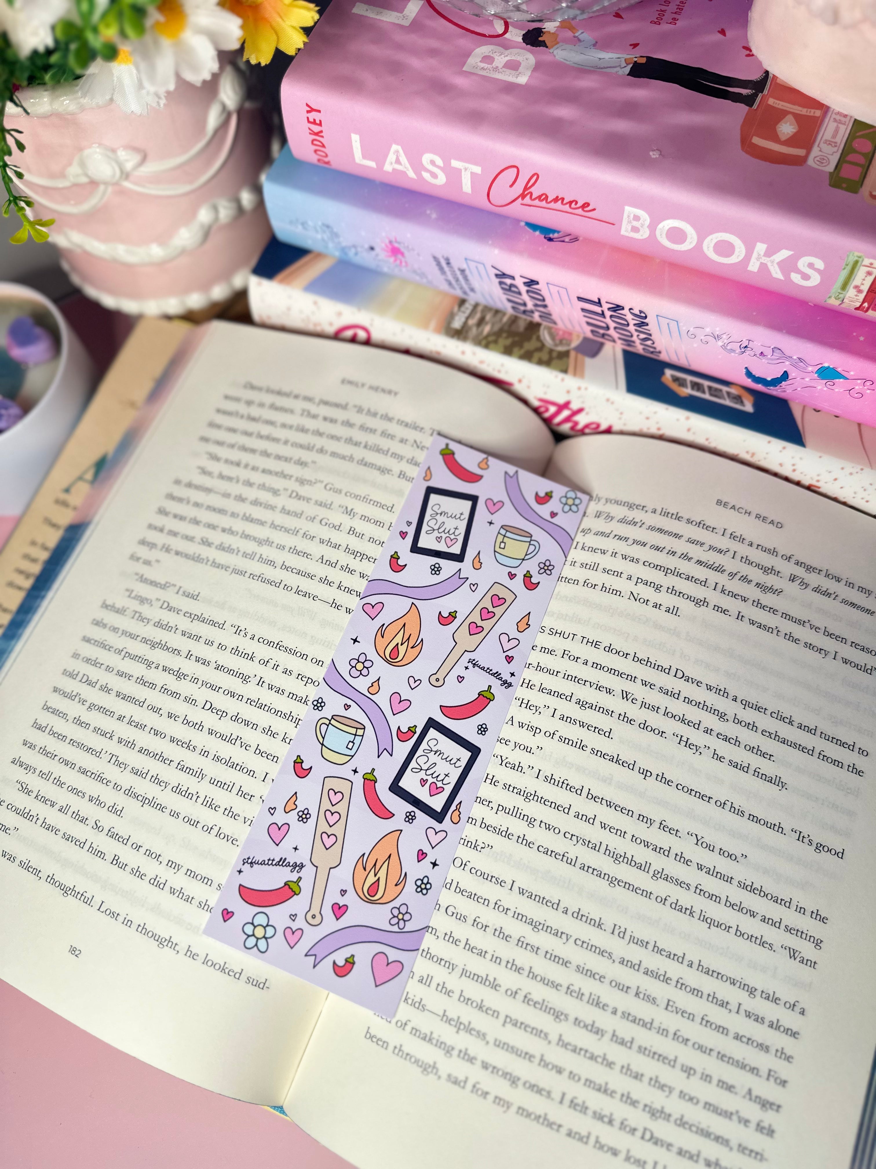 Dirty Purple Bookmark