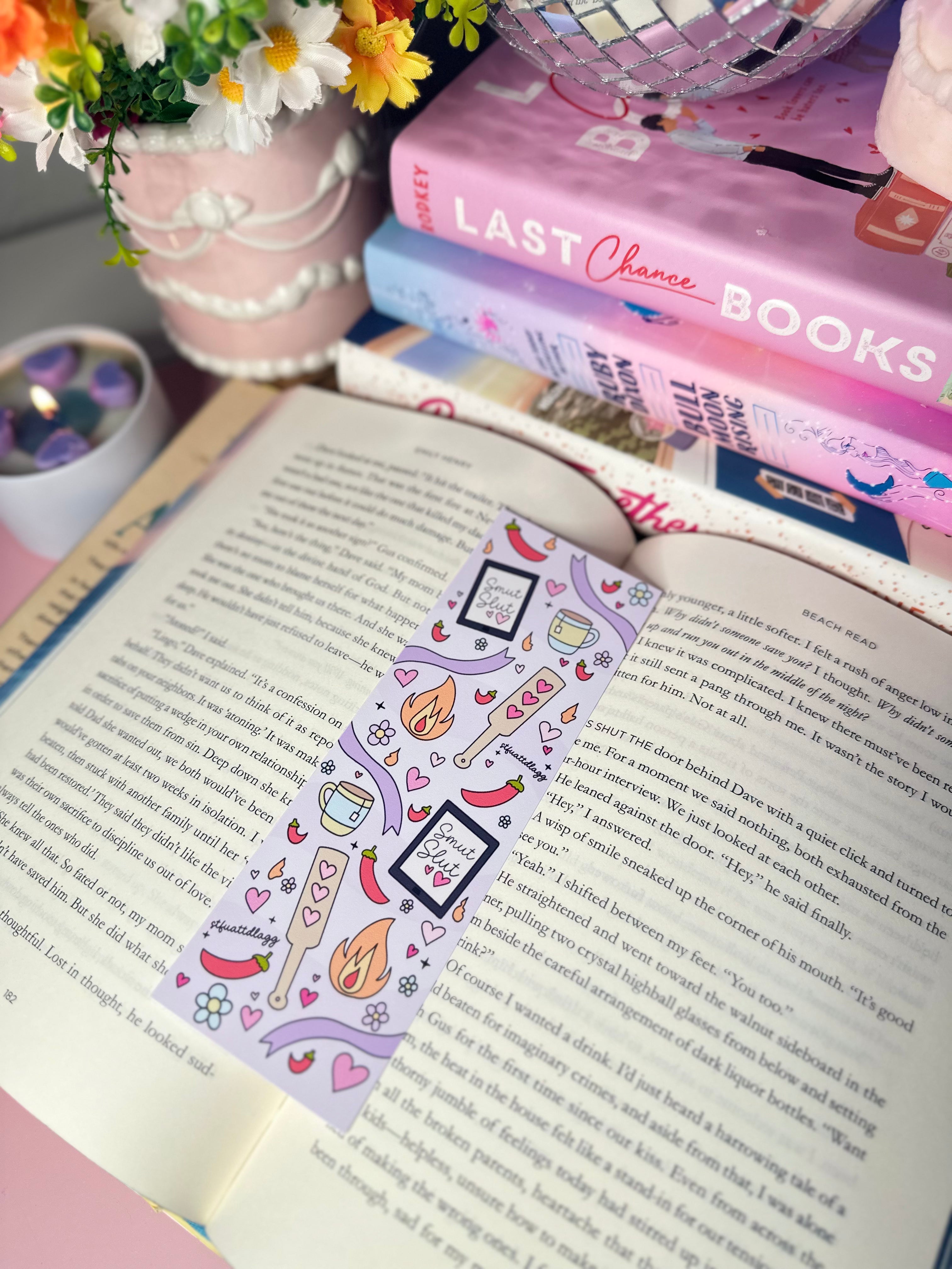 Dirty Purple Bookmark