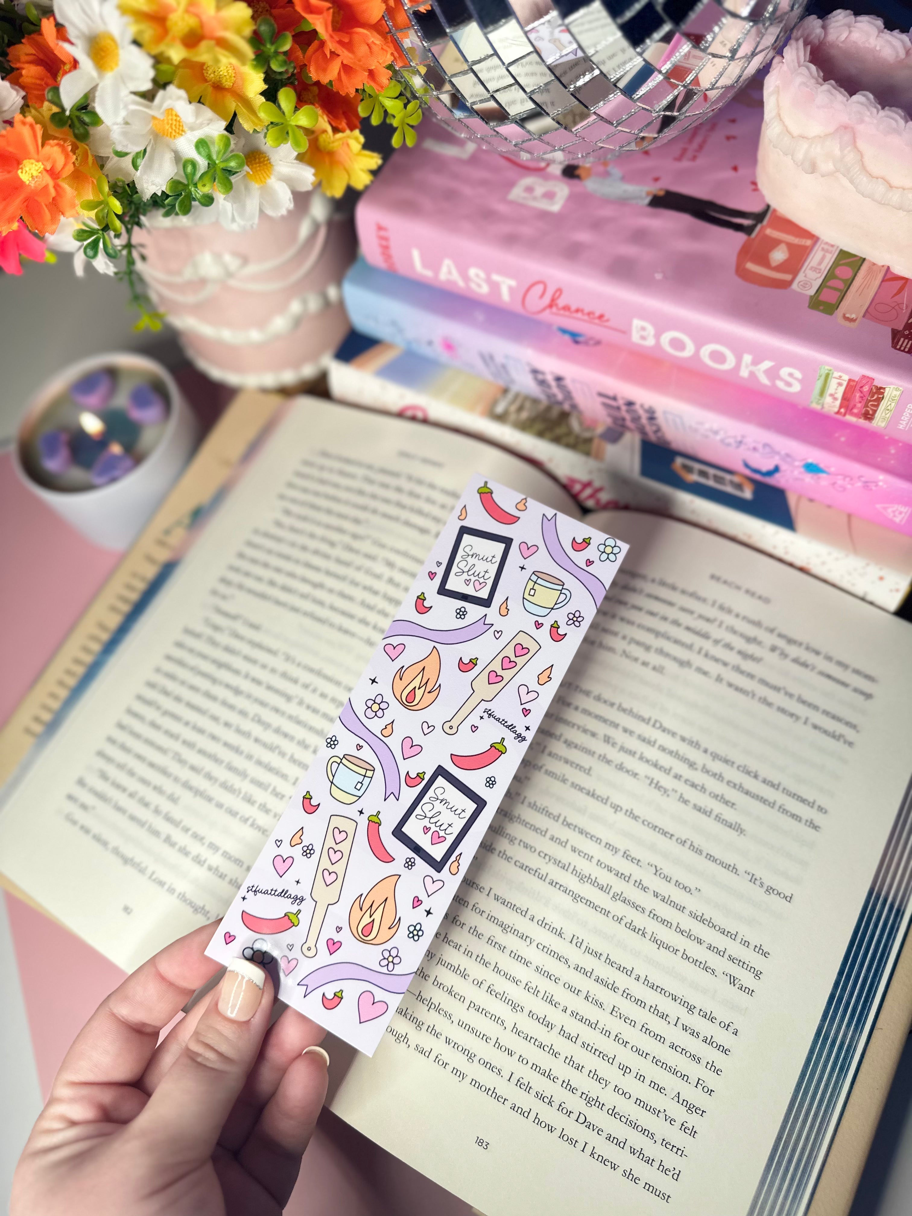 Dirty Purple Bookmark