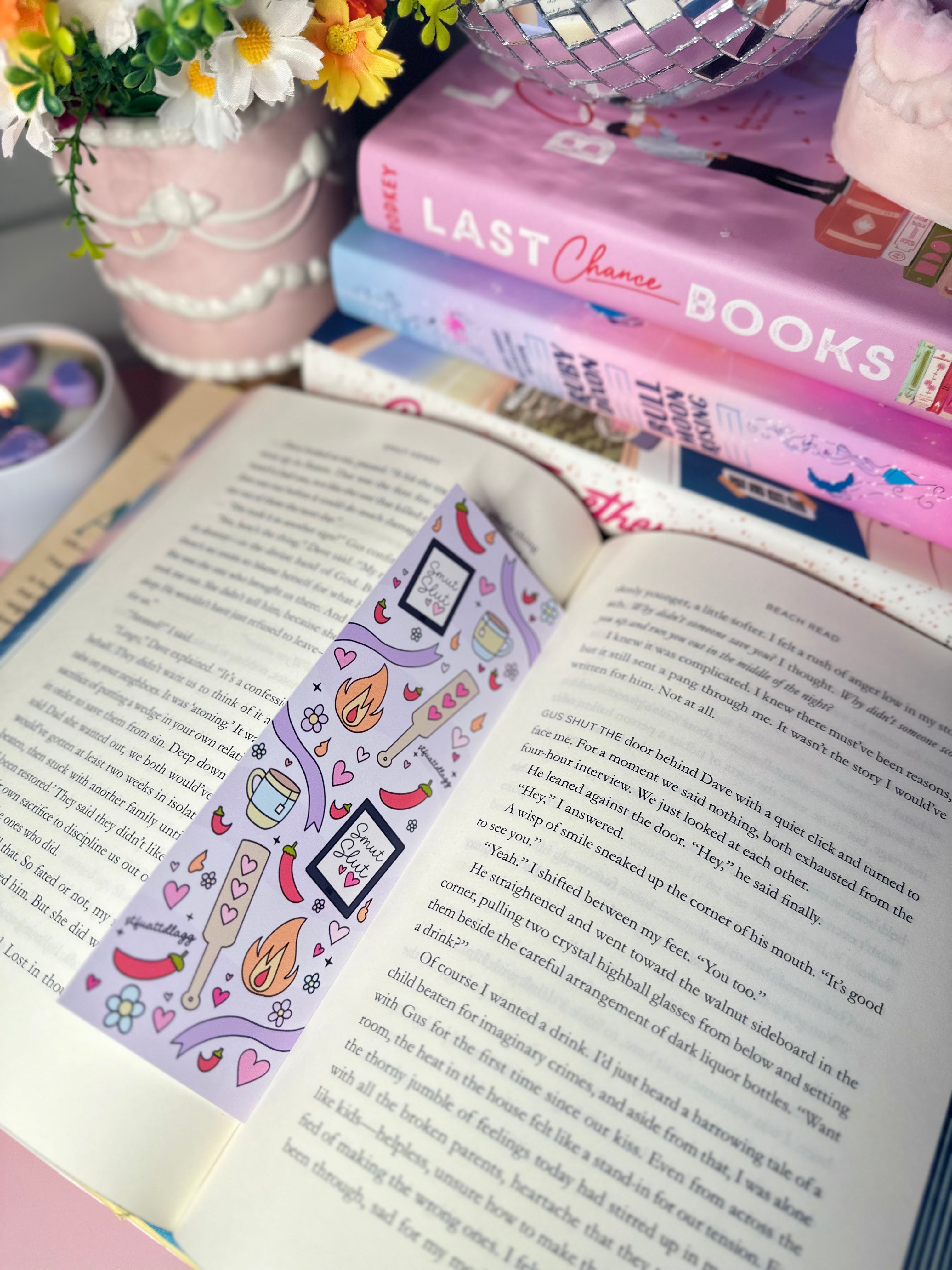 Dirty Purple Bookmark