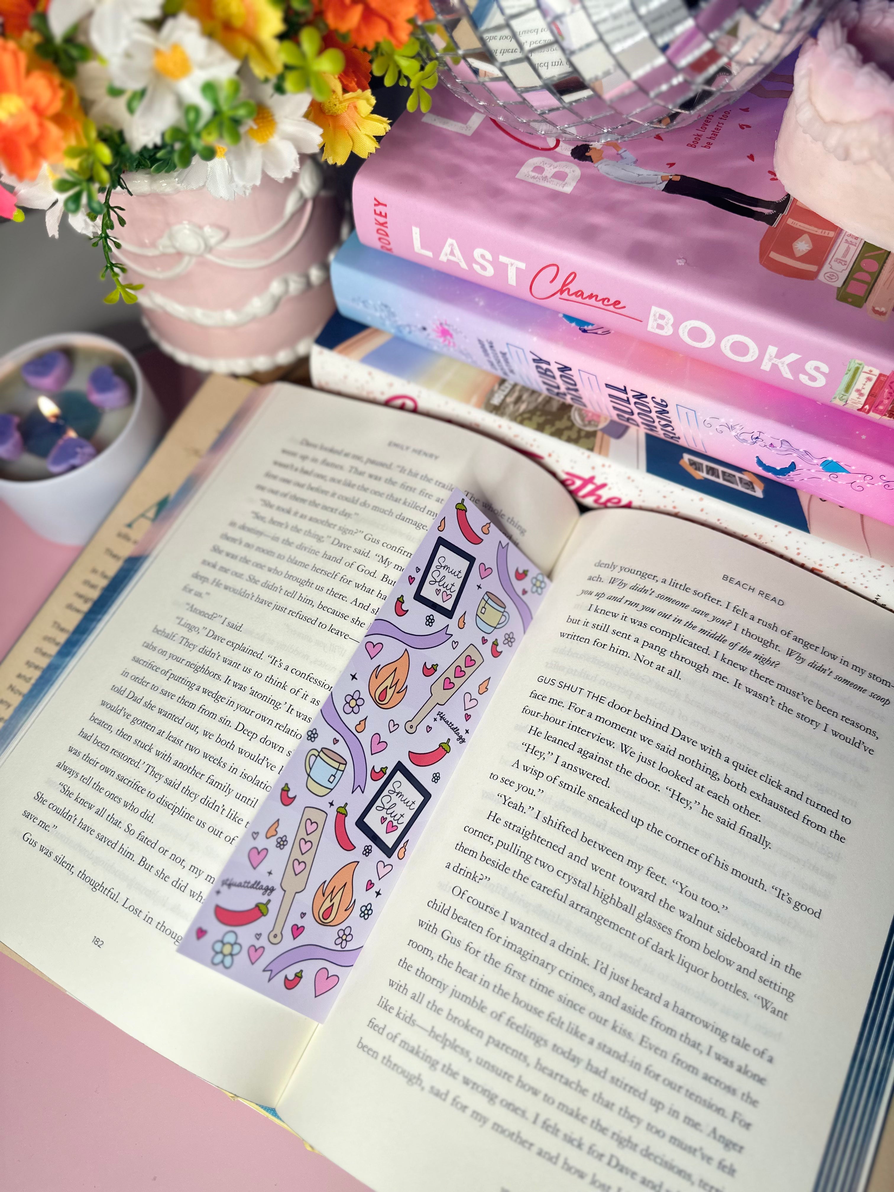 Dirty Purple Bookmark