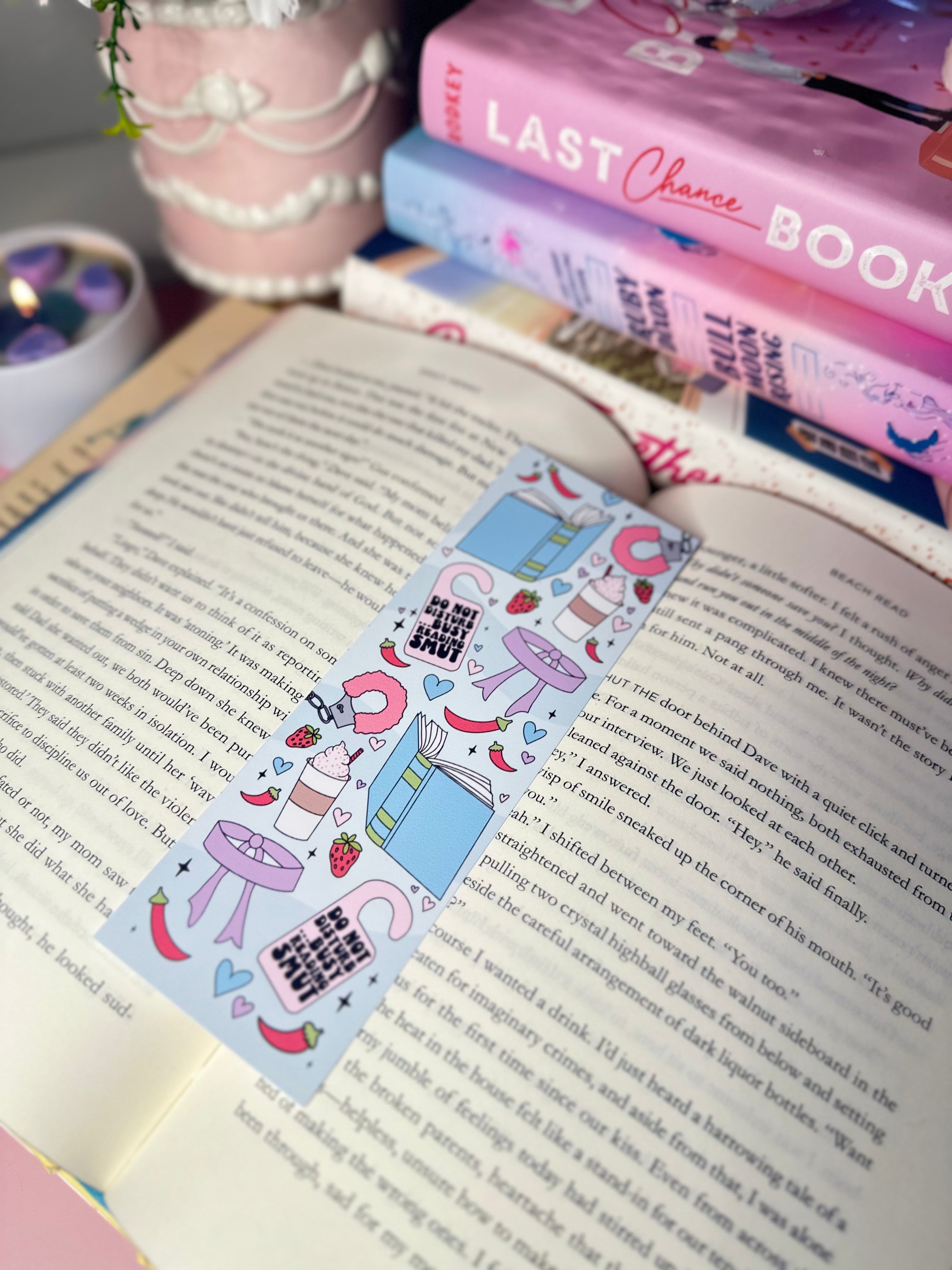 Dirty Blue Bookmark