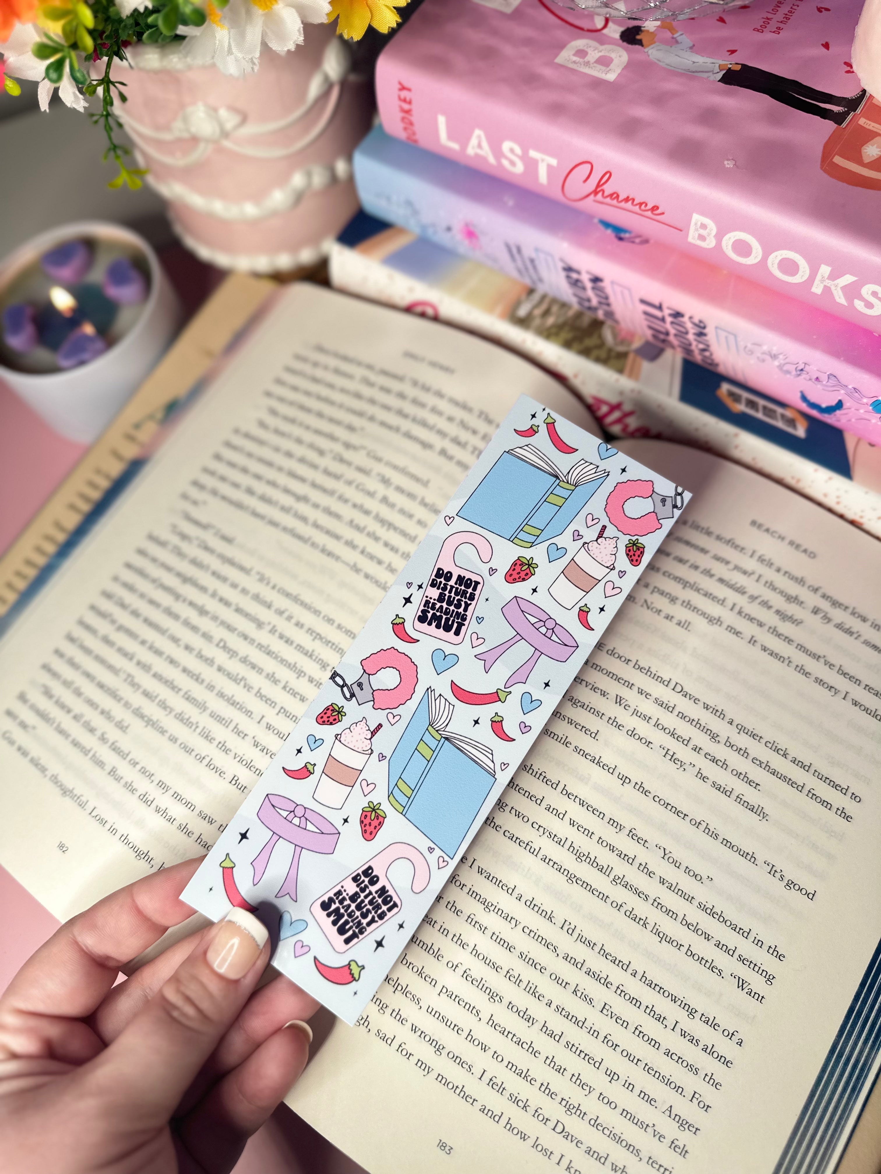 Dirty Blue Bookmark