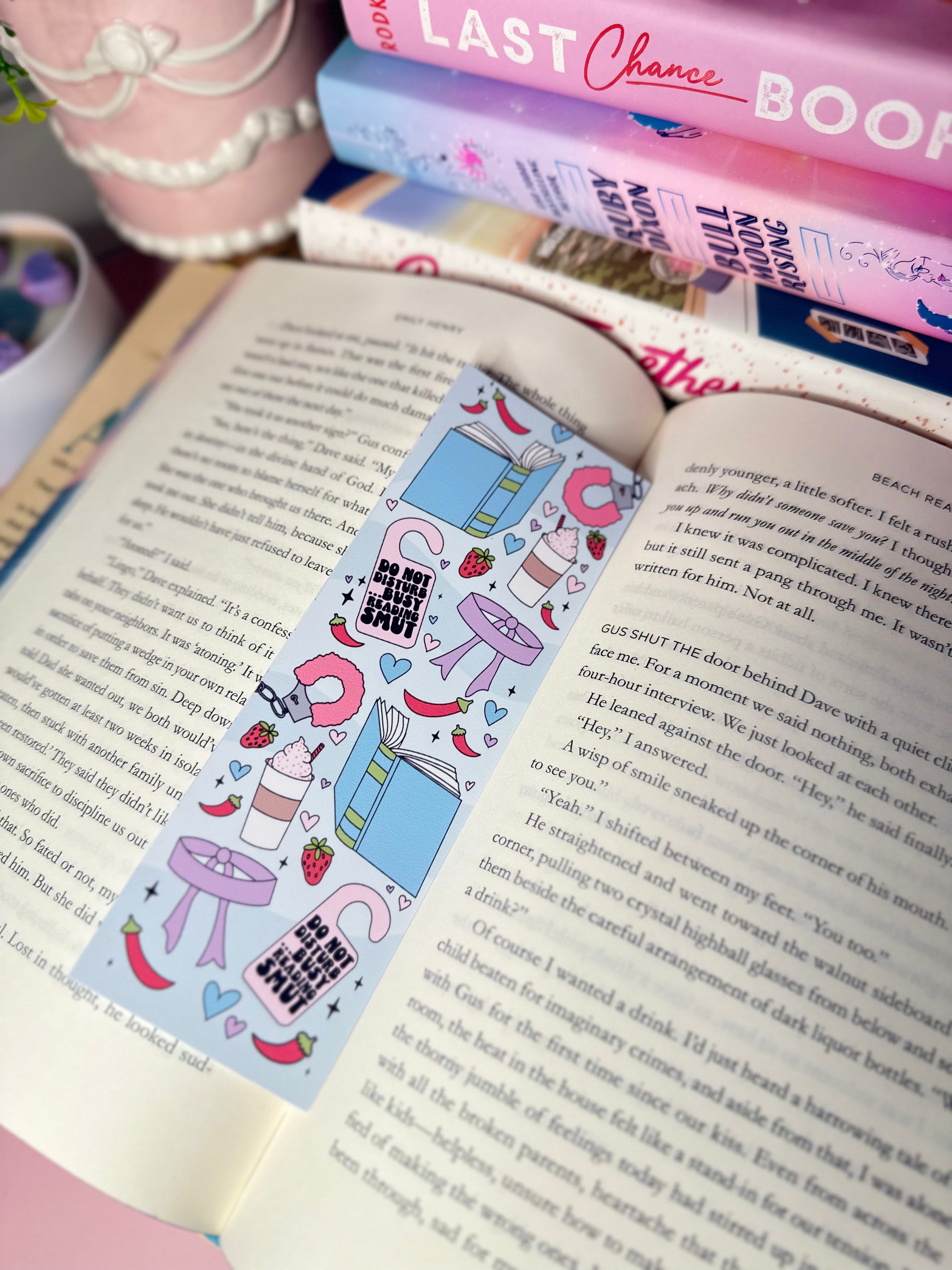 Dirty Blue Bookmark