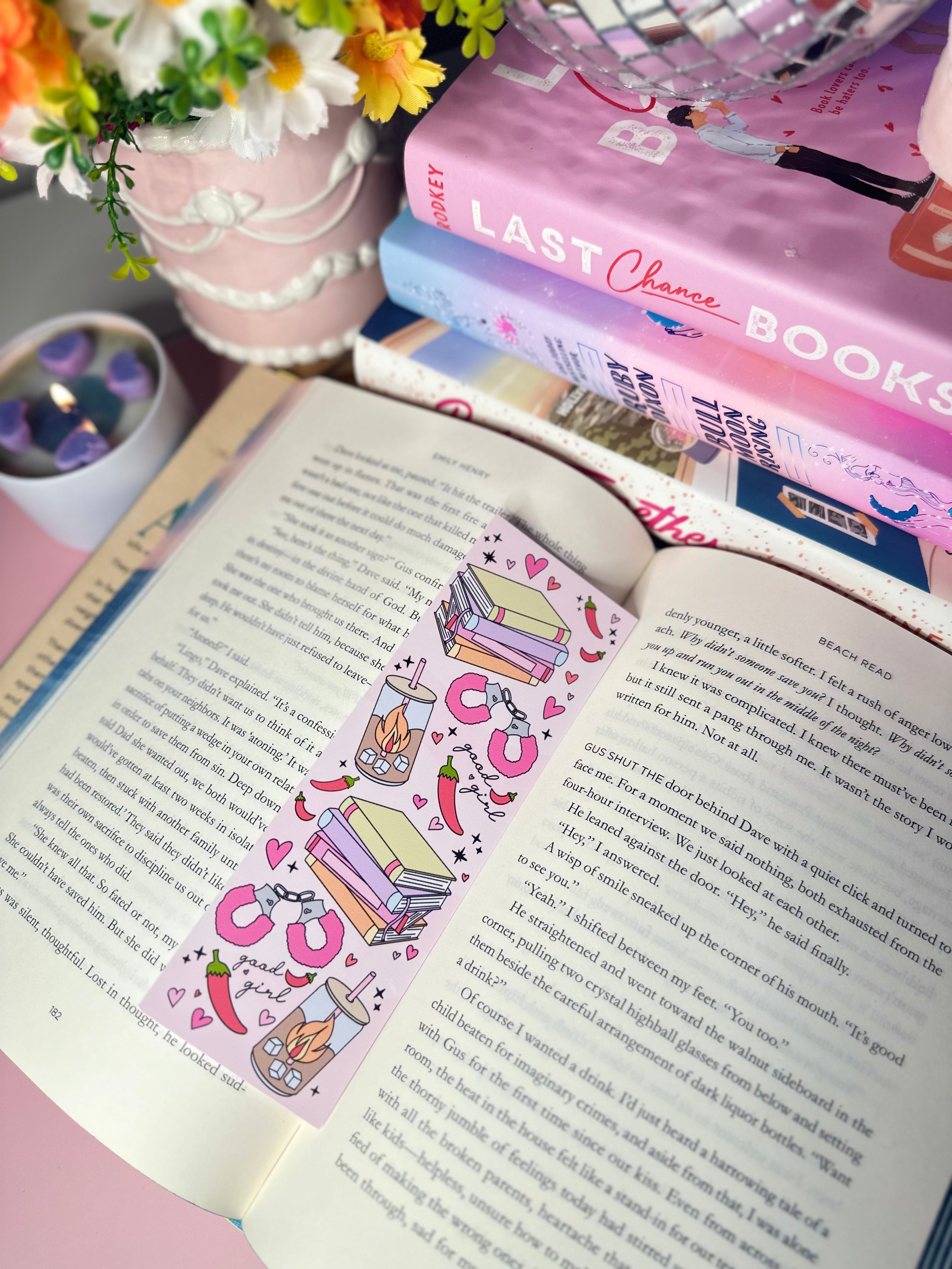 Dirty Pink Bookmark