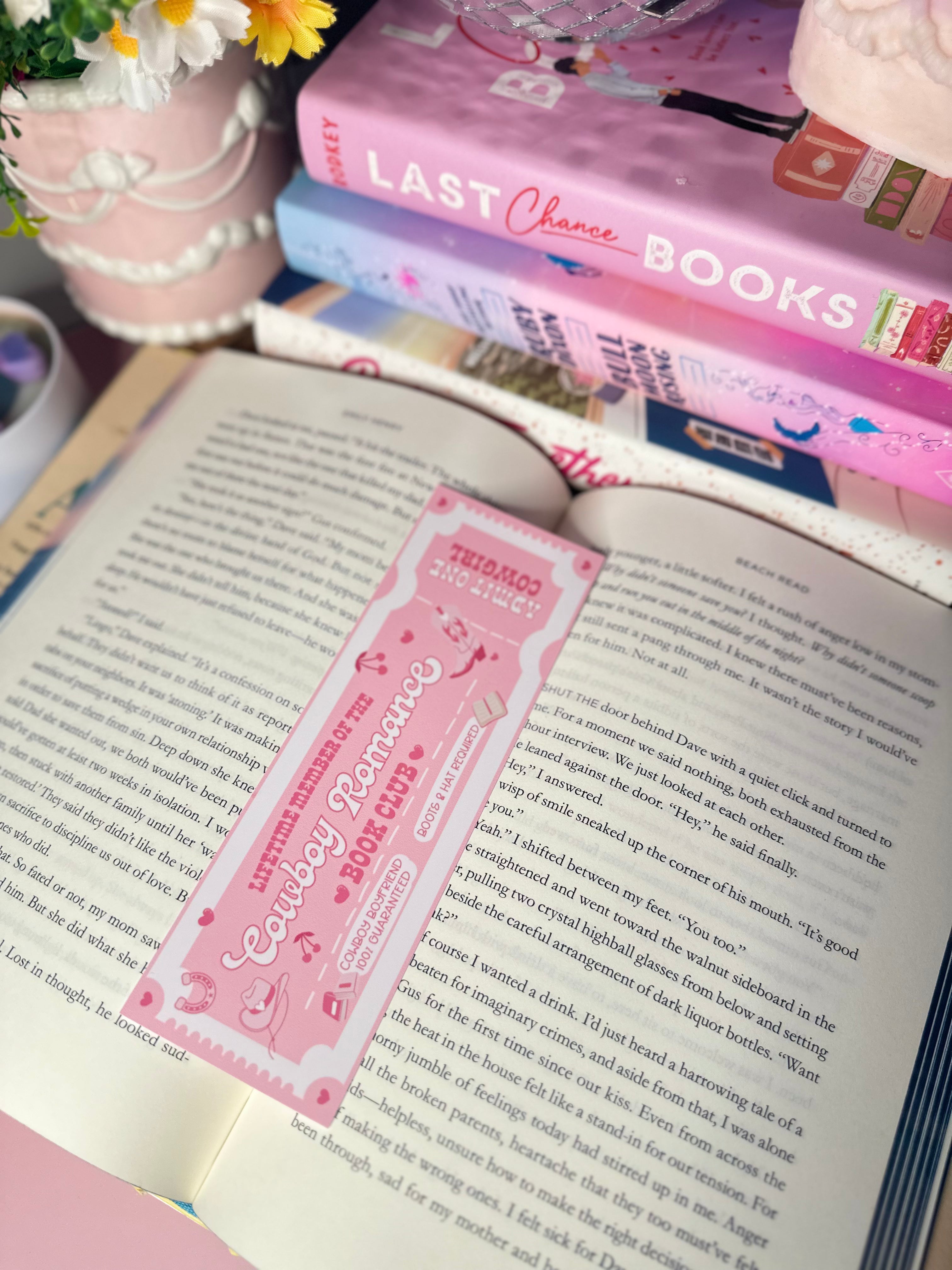 Cowboy Romance Bookmark