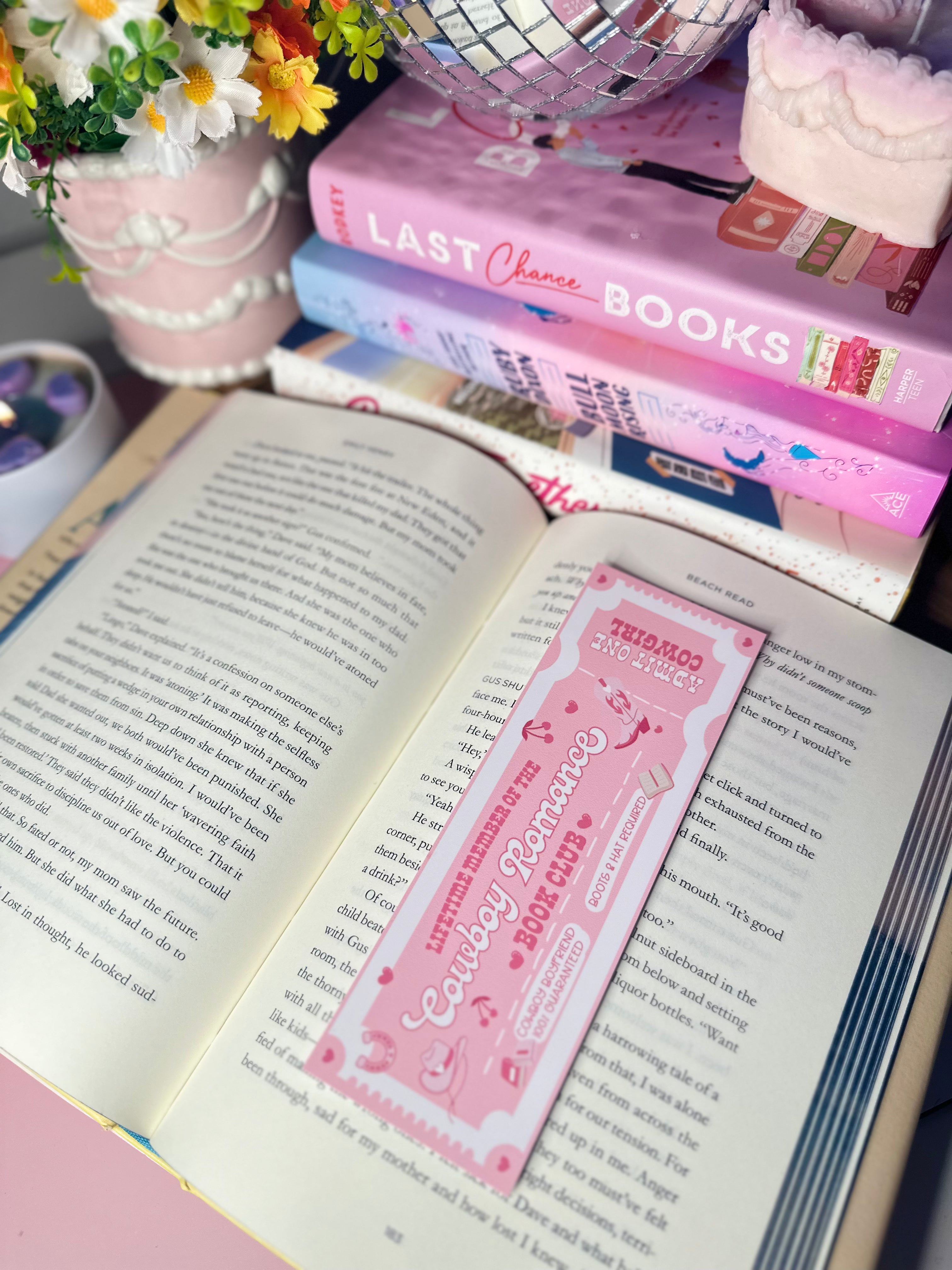 Cowboy Romance Bookmark