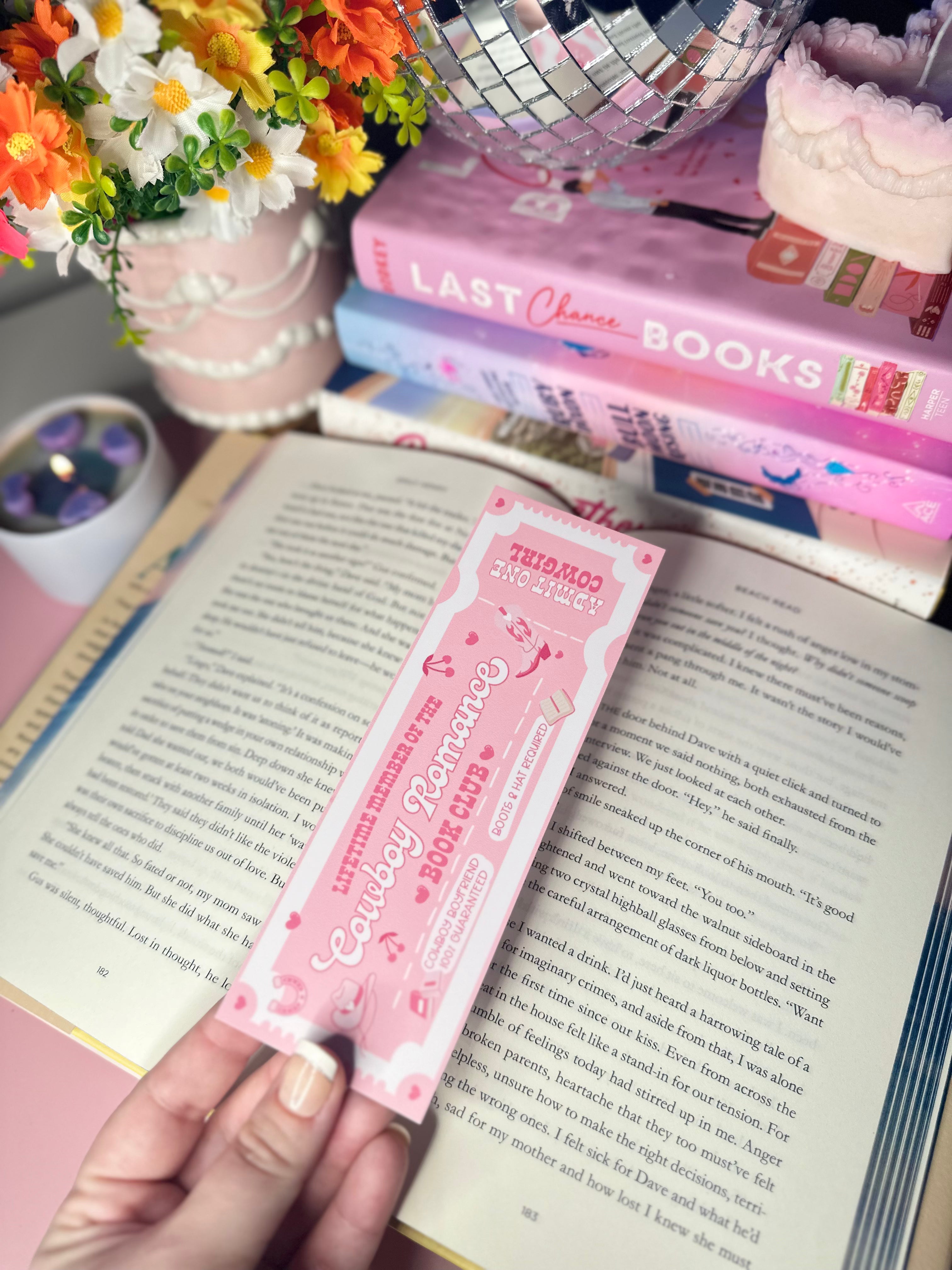 Cowboy Romance Bookmark