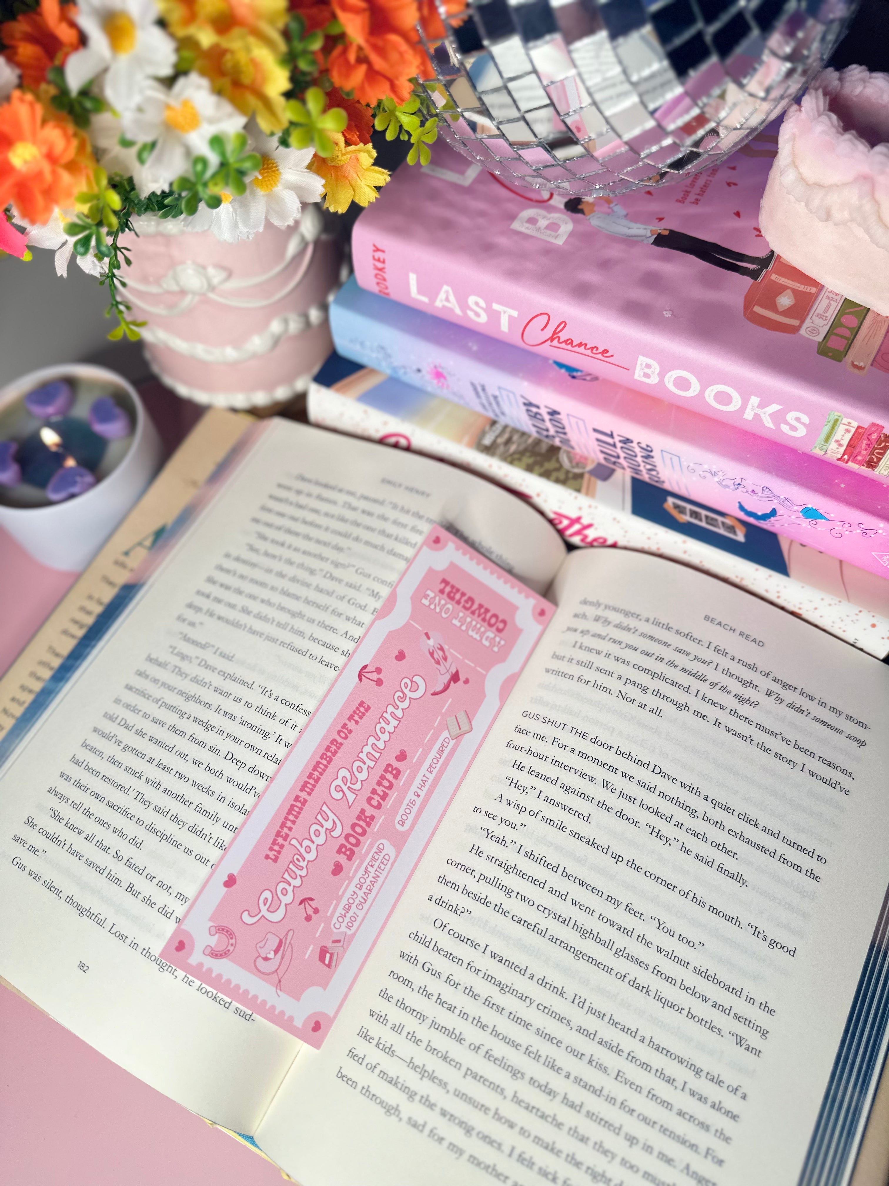 Cowboy Romance Bookmark