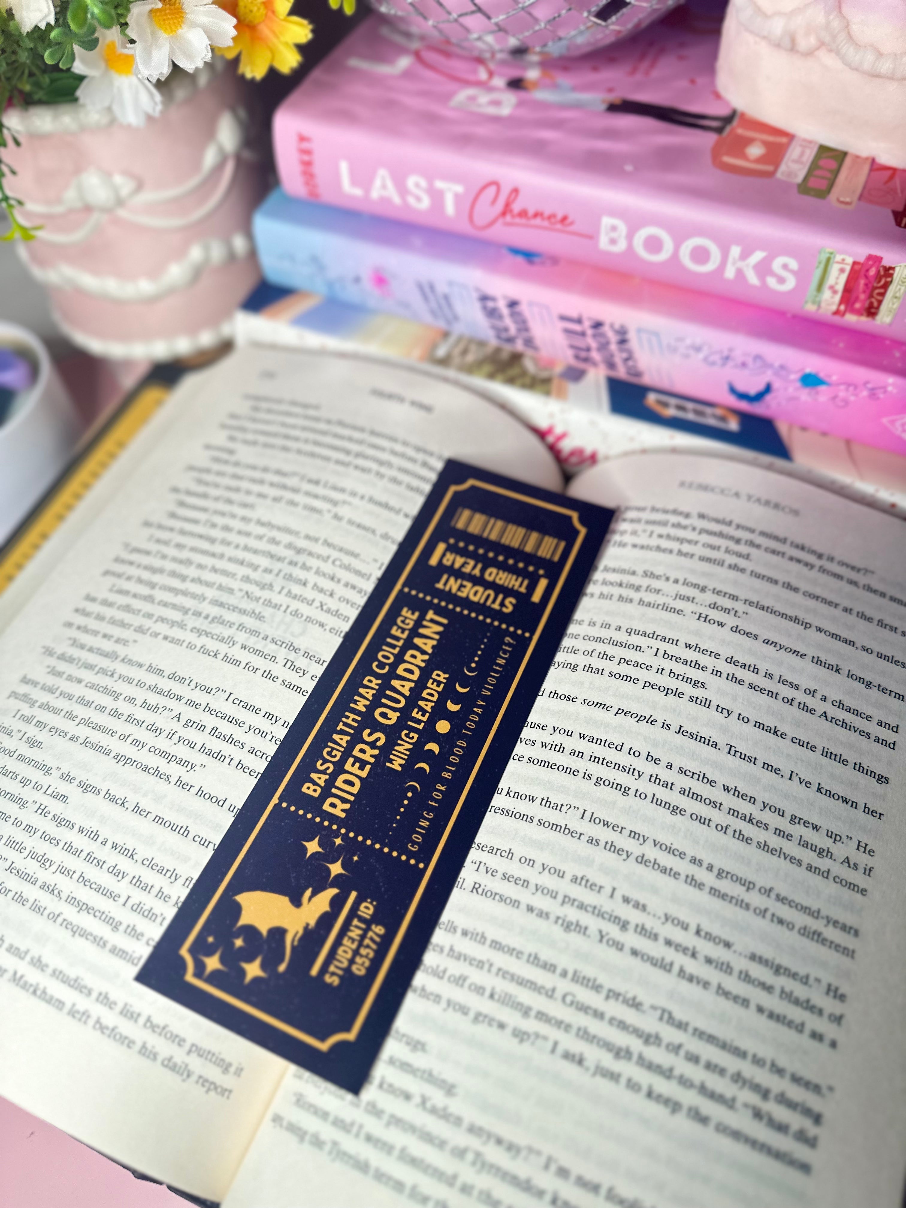 Basgiath College Bookmark