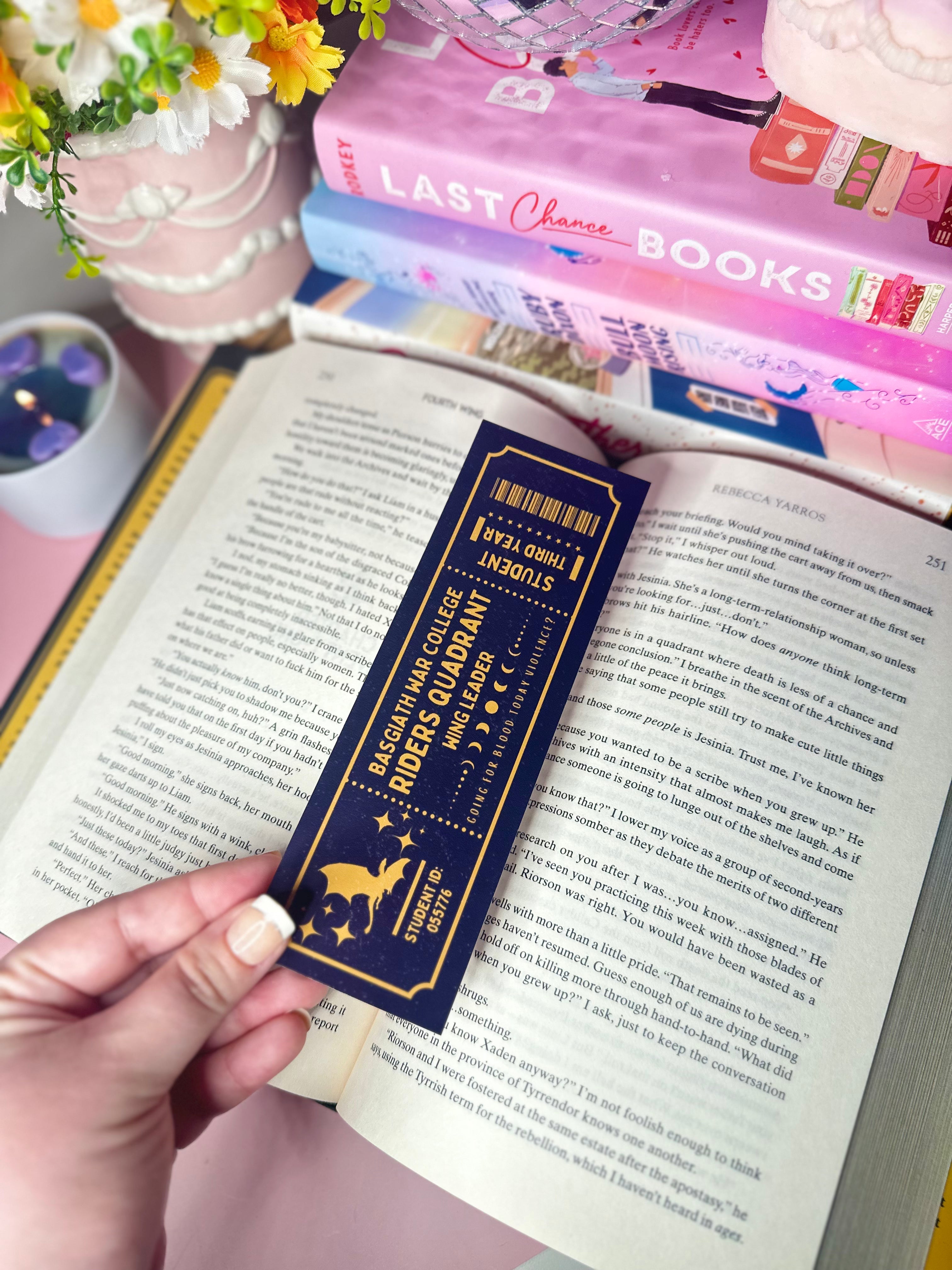 Basgiath College Bookmark