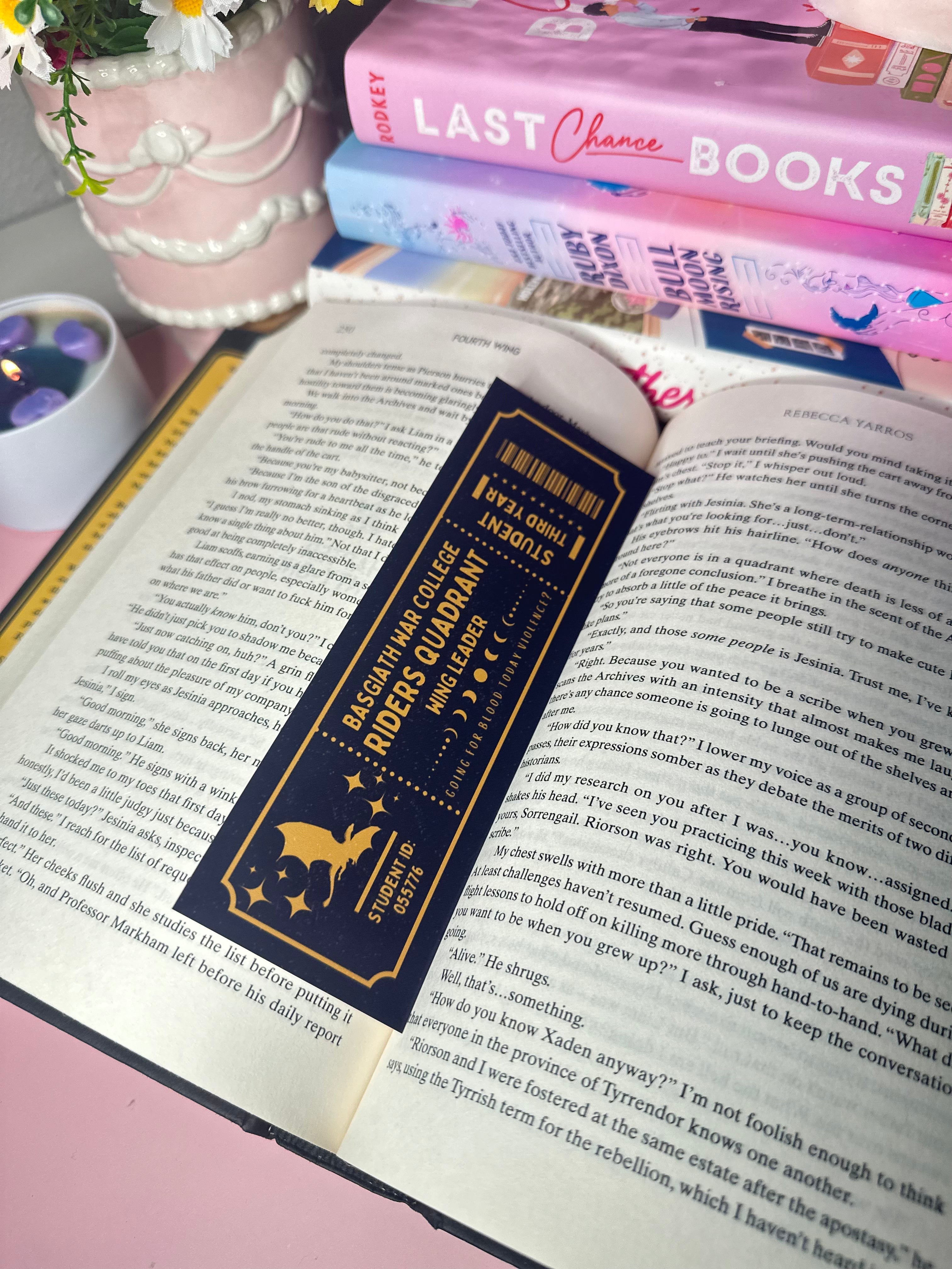 Basgiath College Bookmark