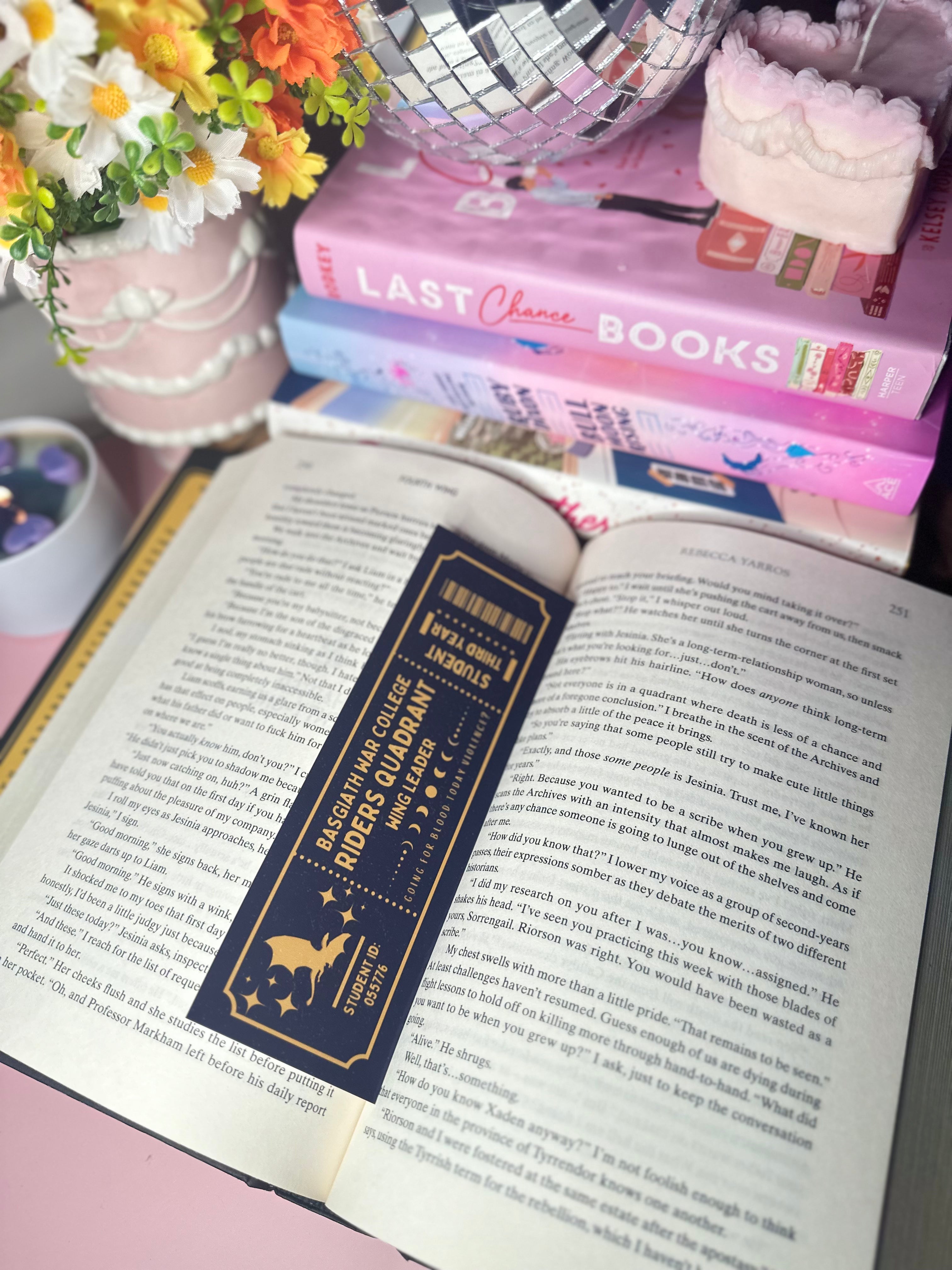 Basgiath College Bookmark