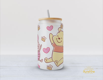 Winnie The Pooh Glass Cup